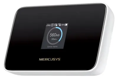 Immagine prodotto di Mercusys MT115, Router, Nero, Bianco, Da viaggio, TFT, 3,66 cm (1,44"), 802.11b, 802.11g, Wi-Fi 4 (802.11n), Wi-Fi 5 (802.11ac), Wi-Fi 6 (802.11ax)