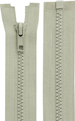 1 Reißverschluss Profil 5mm 50 cm teilbar, Autolock rauchgrau