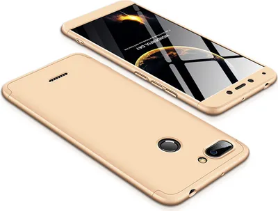 Produktbild von Für Redmi 6 3 in 1 Hybrid Hard Case Full Body 360 Grad Schutz Rückendeckung Rosengold