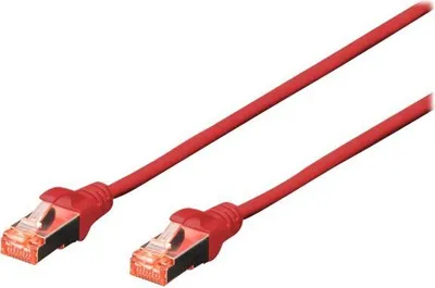 Zdjęcie produktu dla Digitus Kabel krosowy CAT 6 S/FTP, 10 sztuk, 2 m, Cat6, S/FTP (S-STP), RJ-45, RJ-45, Czerwony