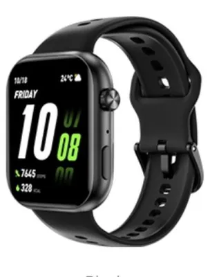 Image de Honor InfoWear Watch 2i 4,7 cm (1.85") AMOLED 49.7 mm Numérique 390 x 450 pixels Écran tactile Noir