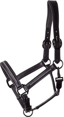 Produktbild von Harry´s Horse Metallic Leather Halfter Schwarz Full Schwarz Full
