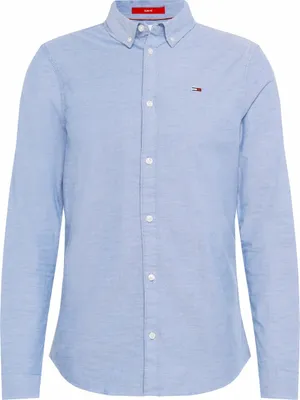 Produktbild von Tommy Hilfiger Slim Fit Oxford Stretch  Blau - Große XL