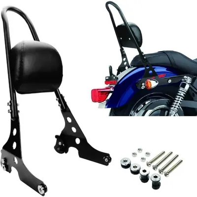 Productafbeelding van Hoogwaardige rugleuning van staal voor motorfietsen - Sissy Bar - Voor XL-modellen 2004-2023