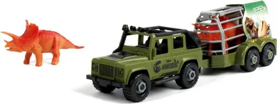 Obrázek produktu pro Auto šroubovací s vlečkou a dinosaurem 34 cm