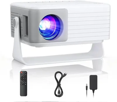 Productafbeelding van Compacte, draagbare beamer met 360 graden rotatie en ondersteuning voor Full HD