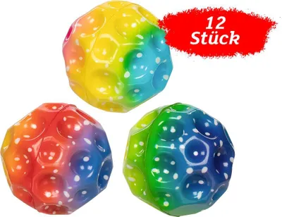 Produktbild von Regenbogenball D: 6,5 cm, 12 Stück