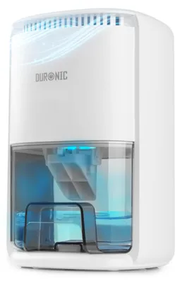 Luftentfeuchter 22,5 W, 200 ml/Tag, 1 l Tank, Timer, leise 43 dB
