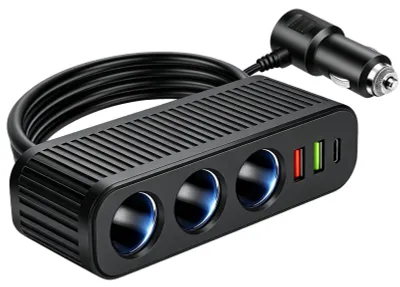 Schnellladeadapter 18 W, 2,4 A, USB-A & USB-C, für Auto