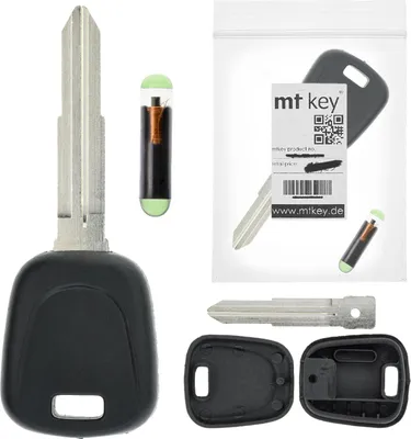 Produktbild von MT-KEY Auto Zünd Schlüssel Rohling ISU5 + ID48 Transponder Wegfahrsperre kompatibel mit Isuzu Aska 98-02 D-Max 02-06 I-280 I-290 I-350 I-370 Kb240 Kb300 Alle Baujahre