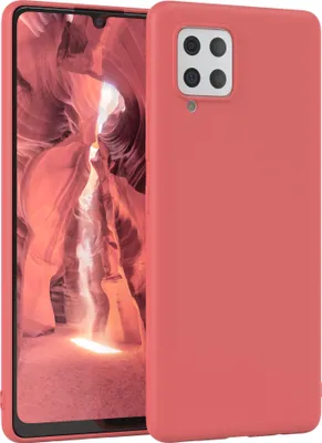 Produktbild von EAZY CASE - TPU Hülle für Samsung Galaxy A42 5G, TPU Case stoßfeste Handyhülle, weiches Cover mit Kameraschutz, Silikonhülle in Rot