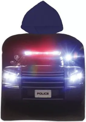 Produktbild von Kinderponcho 50 x 100 cm – Polizeiauto