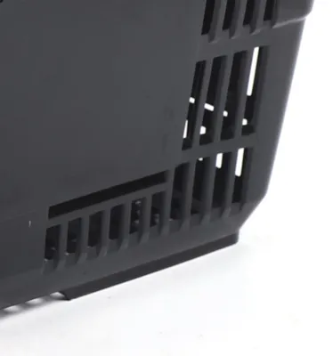 Produktbild von Winkelkorb aus Kunststoff - Schwarz - 28 Liter Fassungsvermögen - Kunststoff - Stapelbar