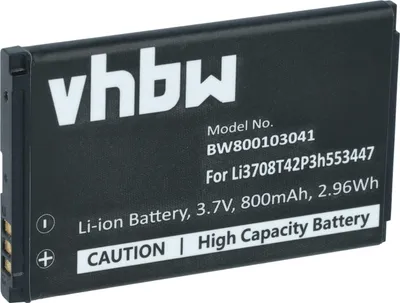 Produktbild von vhbw Akku kompatibel mit AT&T F160 Handy Smartphone Telefon (800 mAh, 3,7 V, Li-Ion)