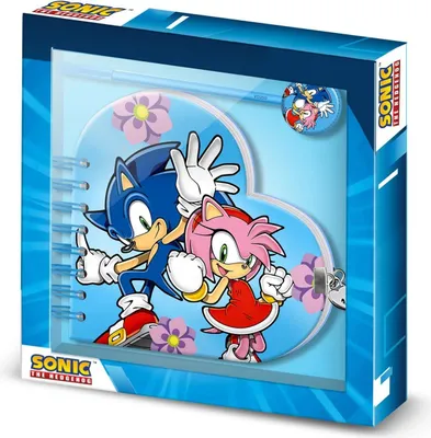 Zdjęcie produktu dla Karactermania Sonic The Hedgehog Sega Amy Secret Diary Blue Niebieski Jeden rozmiar