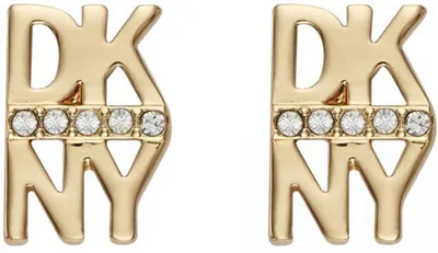 Produktbild von DKNY Stacked Pave Logo Stud 5520004 Ohrringe