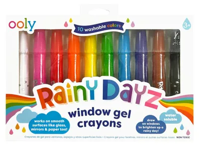 Productafbeelding van Ooly Ooly - Regenachtige Dagen Kleurpotloden (Set van 10)