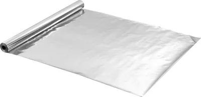 Obrázok produktu pre Dvojitá reflexná izolačná rola, perforovaná tkanina s radiantnou bariérou, 0,15 mm, 76,2 m x 1,22 m, obojstranná hliníková fólia odrážajúca teplo, tepelnoizolačná rola pre strechu okien RV