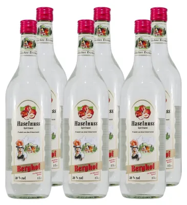 Produktbild von Berghof Haselnuss Spirituose (6 x 1,0L)