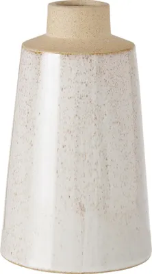 Image de Boltze Vase Catrinia Gefäß in Beige & Hellgrau Matt aus Steingut 2026124