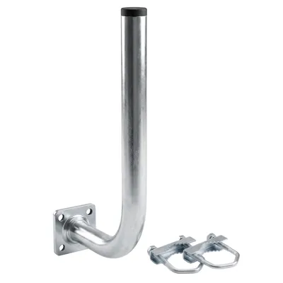 Immagine prodotto di Extralink Supporto da balcone per antenna satellitare 250 × 400 mm, con staffe a U M8, acciaio zincato