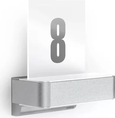 Produktbild von STEINEL L 820 LED iHF, Wandbeleuchtung für den Außenbereich, Silber, Aluminium, IP44, Eingang, Fassade, II