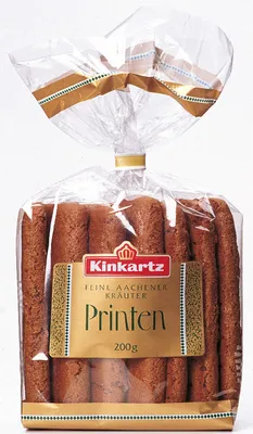 Produktbild von Kinkartz Aachener Kräuterprinten perník podľa tradície 200g