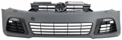 Immagine prodotto di Paraurti anteriore per VW Golf 6 Mk6 VI 2008-2013 con griglia per fari antinebbia a LED.