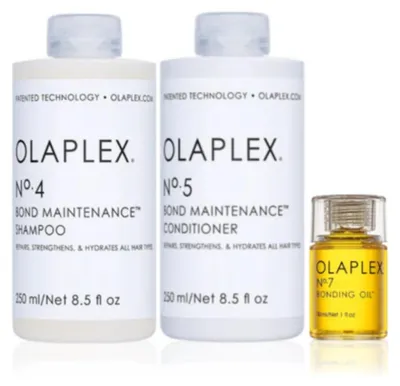 Produktbild von Olaplex Set No. 4, 5 & 7 – Shampoo Conditioner Bonding Oil Haarpflege