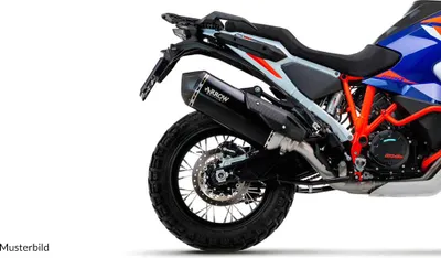Zdjęcie produktu dla Wydech ARROW DARK SONORA do Suzuki V-Strom 1050 XT 2020-, tytanowy "ciemny"