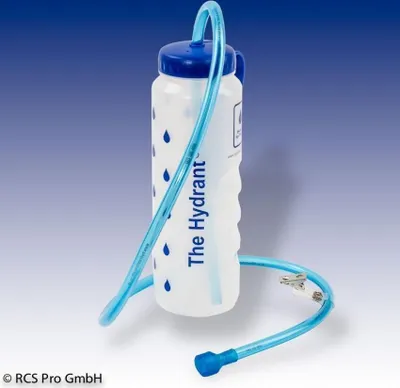 Produktbild von Trinkhilfe mit 1 Liter Getränkereservoir für selbstständiges Trinken bei Bettlägerigkeit und im Rollstuhl