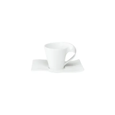 Zdjęcie produktu dla Villeroy & Boch 1025251411, Zestaw, Biały, Porcelana, Espresso, 2 szt., 254 g