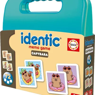 Zdjęcie produktu dla Educa Identic Capybaras – gra planszowa, wielokolorowa  Dla dzieci, wielokolorowa, jeden rozmiar