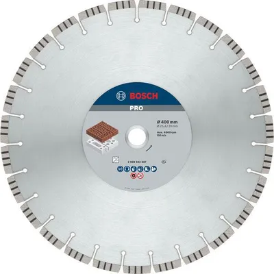 Produktbild von PRO Abrasive Diamanttrennscheibe, 400 x 20/25,4 mm