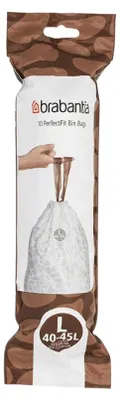 Produktbild von Brabantia 138669, 45 l, Weiß, Kunststoff, China, 820 mm, 534 mm