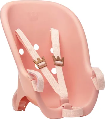 Produktbild von Micki Skrallan Puppenfahrradsitz für Puppen 35-45 cm, Montage vorne oder hinten, verstellbarer Gurt, Kronen-Design