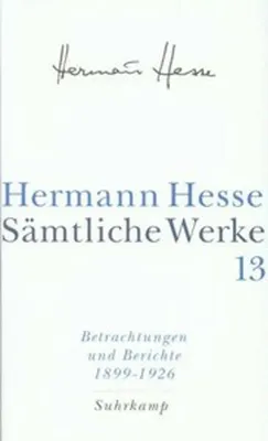 Obrázek produktu pro Betrachtungen und Berichte 1. 1899-1926