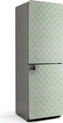 Produktbild von Wellenlinienmuster – Magnetische Kühlschrank Abdeckung – Dekorfolie magnetisch Küche – Kühlschrank Magnet Deko – selbstklebende Magnettafel – Magnetfolie für Kühlschranktür – 60x180 cm