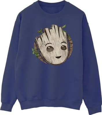 Produktbild von Marvel - "I Am Groot" Sweatshirt für Herren BI36102 (M) (Marineblau)