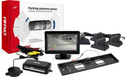 Produktbild von AMiO 02729 Truck Vorne und Hinten Einparkhilfe 4 Sensoren