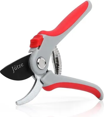 Produktbild von Famanu Gartenschneider Ergonomisch, rot und grau - 20,5 cm