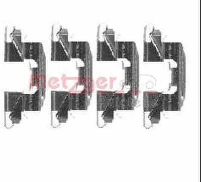 Produktbild von METZGER 109-1720 Zubehörsatz Scheibenbremsbelag Hinten für NISSAN NP300 Navara Pickup (D40) für MAZDA CX-7 (ER)