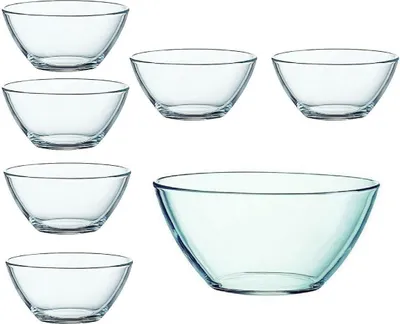 Produktbild von Luminarc Cosmos Schüssel 28 cm+ Schale 12 cm Set 7 tlg