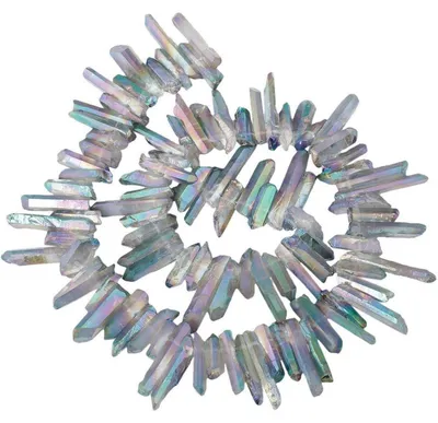 Immagine prodotto di Perle di vetro trasparenti verdi, filo da 15 pollici, diametro 12-30 mm, fori grossolani, ideali per la creazione di gioielli