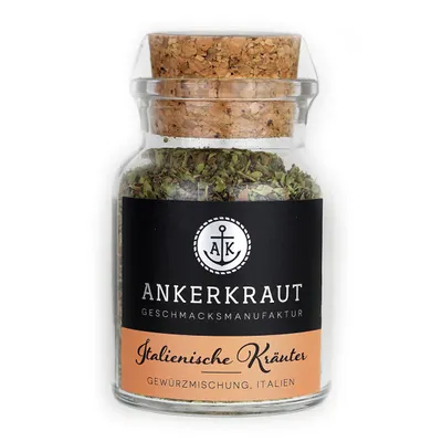 Produktbild von Ankerkraut 4260347890313, Pulverförmige Gewürze, Basilikum, Majoran, Oregano, Rosmarin, Thymian, 342 kcal, 9,1 g, 10,5 g, 45 g