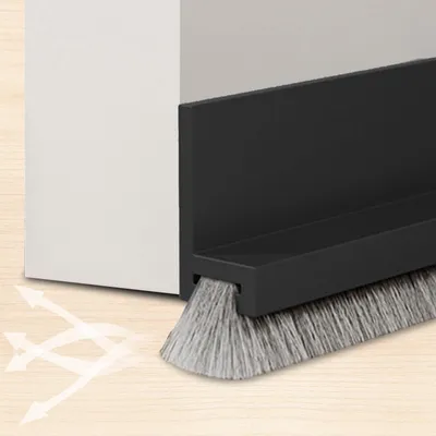 Produktbild von Zugluftstopper – Bürstendichtung für Türen – 100 cm – Selbstklebend