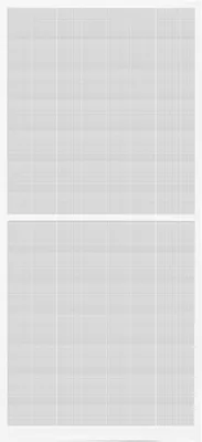 Produktbild von Clanmacy Fliegengitter Insektenschutz Tür 120x210cm Mückenschutz Mückengitter Pendeltüre mit Alu-Rahmen Weiß