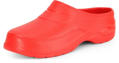 Produktbild von Ladeheid Damen und Herren leichte Eva Clogs Gartenclogs Gartenschuhe KL037(Rot, 42)