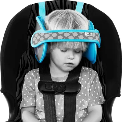 Produktbild von NapUp Kopfstütze für schlafende Kinder im Auto | Einschlafhilfe Kindersitz Blau