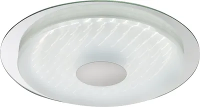 Produktbild von Globo Lighting Deckenleuchte Chrom, dimmbar, Farben fixierbar, Fernbedienung, Batterie inkludiert 2x AAA, ø: 450mm, H: 50mm, inkl. LED 24W 230V, 100-2400lm Source, 50-2000lm Output, CCT 3000-6400K